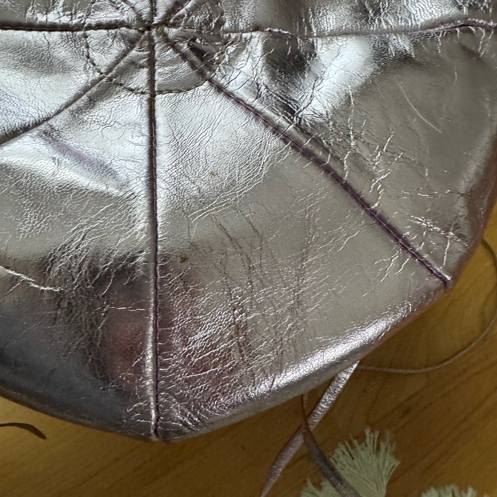 Metallic Pink Drawstring Bag - Picture 5 of 10
